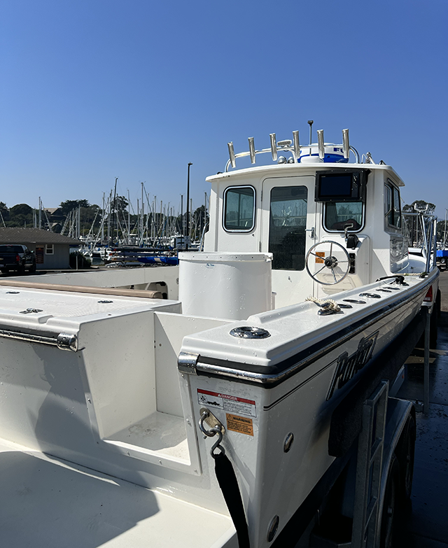 Blue Knuckles Vessel at Moss Landing
